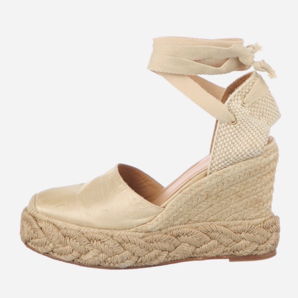 Paloma Barcelo Espadrille Platform Wedge Sandals, Size 9.5 - Picture 9 of 15